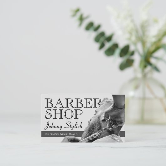 Grautonbarren Visitenkarte (Stehend Vorderseite)