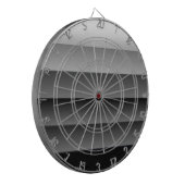 Grautöne Dartscheibe (Vorderseite Links)