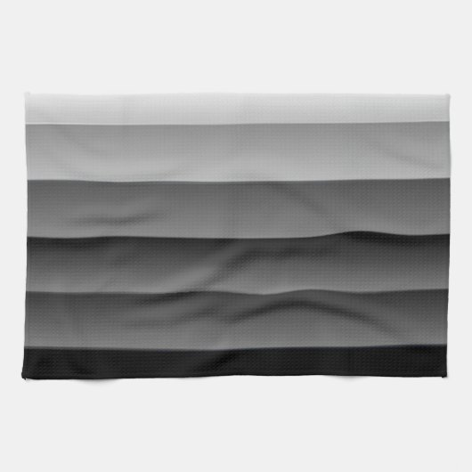 Grautöne Geschirrtuch (Horizontal)