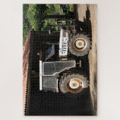 Grautraktor, El Camino, Spanien Puzzle (Vertikal)