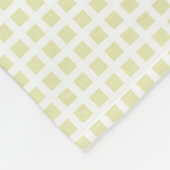 Grautürkis kariert fleecedecke (Ecke)