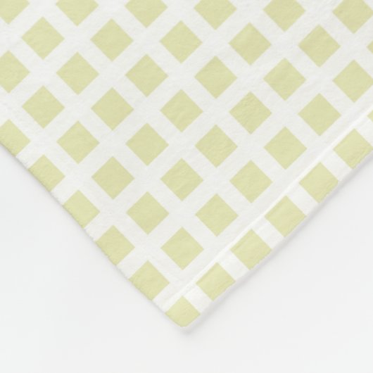 Grautürkis kariert fleecedecke (Ecke)