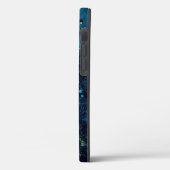 Grautürkis und gelb Case-Mate iPhone hülle (Rückseite / Links)