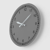 Grauuhr Große Wanduhr (Winkel)