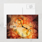 Grauuhr Postkarte (Vorne/Hinten)