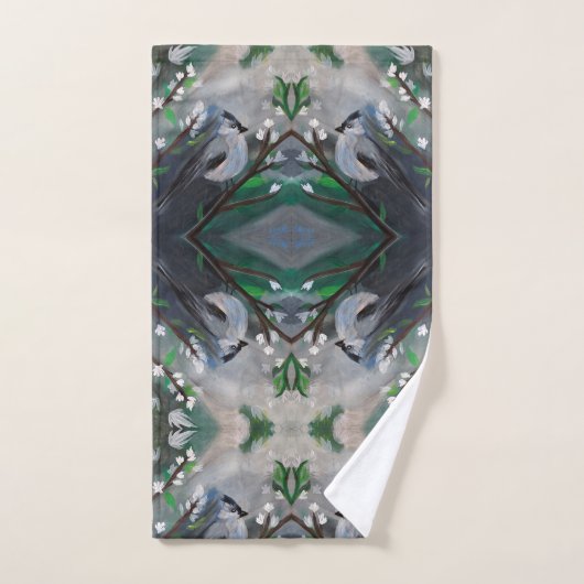 Grauvögel Badhandtuch Set (Handtuch)