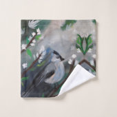 Grauvögel Badhandtuch Set (Waschlappen)