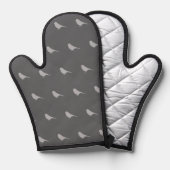 Grauvogel Oven Mitt Ofenhandschuh (Vorderseite/Rückseite)