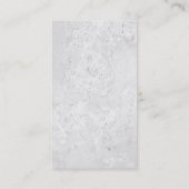 Grauwand Minimalistisch Moderne Schlichte, einfach Visitenkarte (Rückseite)