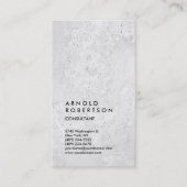 Grauwand Minimalistisch Moderne Schlichte, einfach Visitenkarte (Vorderseite)