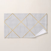 GRAUWEISS GOLD MERMAID SCALE PATTERN BADHANDTUCH SET (Handtuch)