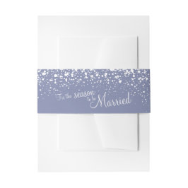 Grauweiß ist die Jahreszeit verheiratet Einladungsbanderole