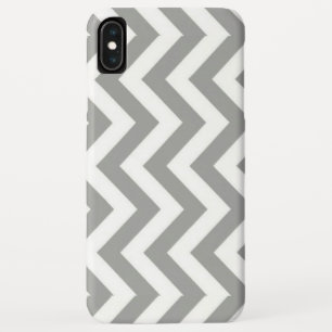 Grauweiß Zickzack Case-Mate iPhone Hülle