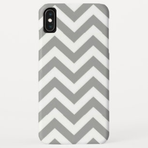 Grauweiß Zickzack Case-Mate iPhone Hülle