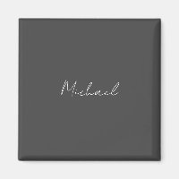 Grauweiße Handschrift Minimalistisch Ihren Namen