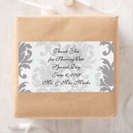 Grauweißer Barockdamast (Insitu)