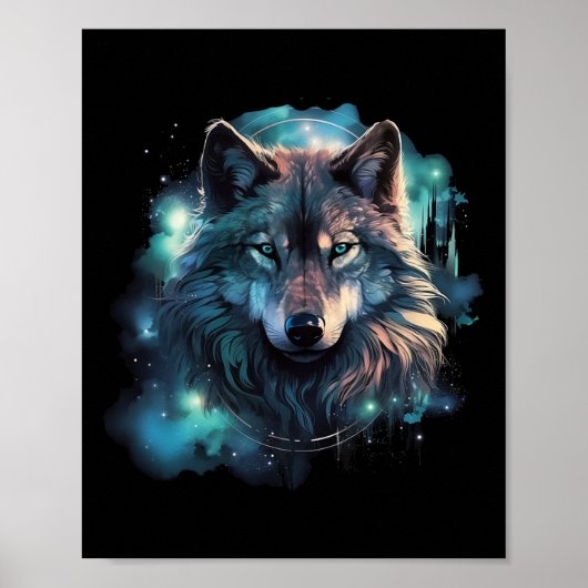 Grauwolf-Jagdgründe Poster (Vorne)