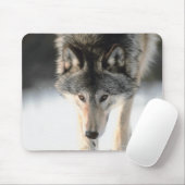 Grauwolf Mousepad (Mit Mouse)