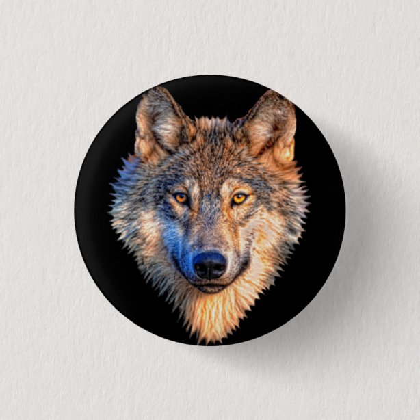 Wolf Buttons | Zazzle.de