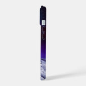 Grauwölfe im Winterschnee in der Nacht iPhone 15 Hülle (Linke Seite)