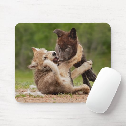 Grauwölfe Mousepad (Mit Mouse)