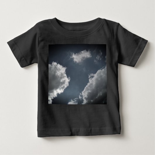 Grauwolken Baby T-shirt (Vorderseite)