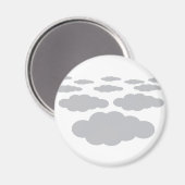 Grauwolken Magnet (Vorderseite/Rückseite)