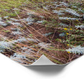 Grauwolkenlandschaft Poster (Ecke)