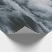 Grauwolkenmalerei Geschenkpapier (Ecke)