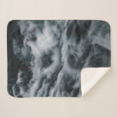 Grauwolkenmalerei Sherpadecke (Vorderseite (Horizontal))