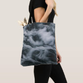 Grauwolkenmalerei Tasche (Von Nahem)