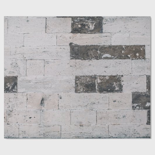 Grauzementwand Geschenkpapier (Flach)