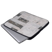 Grauzementwand Laptopschutzhülle (Vorne Knopf)