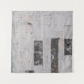Grauzementwand Wandteppich (Vorderseite (Horizontal))