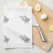 Grauziege Geschirrtuch (Viertel Falte)