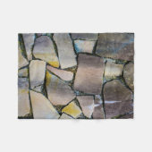 Grauziegelmauer Fleecedecke (Vorderseite (Horizontal))