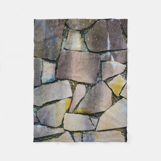 Grauziegelmauer Fleecedecke (Vorderseite)