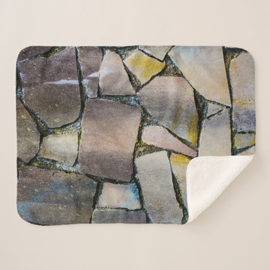 Grauziegelmauer Sherpadecke (Vorderseite (Horizontal))