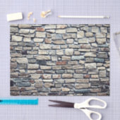 Grauziegelwand Seidenpapier (Handwerk)