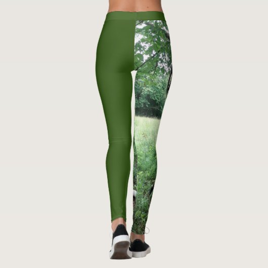 Grauziegen-Leggings Leggings (Rückseite)