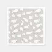 Grauziegen spielen serviette (Vorderseite)