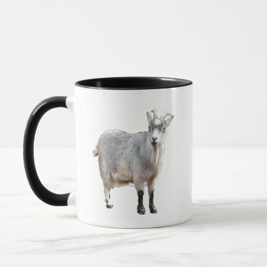 Grauziegenfarm Tiernaturfotografie Tasse (Links)