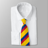 Gravata Cores Bandeira da Colômbia Krawatte (Gebunden)