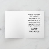 Grave Birthday News Karte (Innenseite)