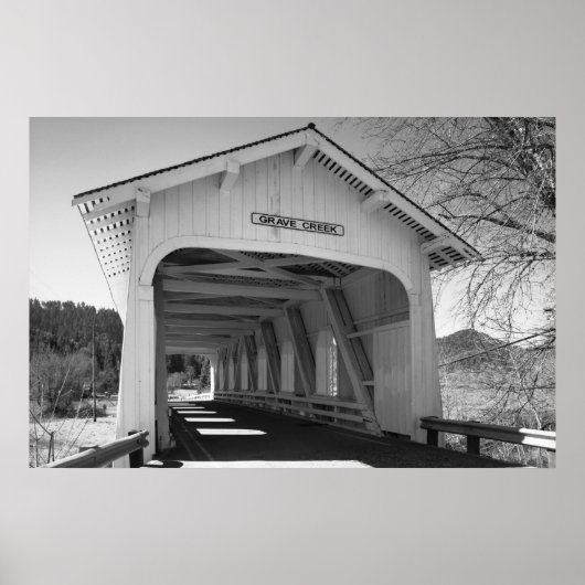 Grave Creek Bridge Poster (Vorne)