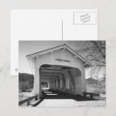 Grave Creek Bridge Postkarte (Vorne/Hinten)