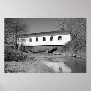 Grave Creek Brücke Poster