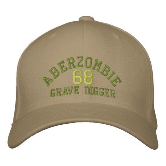 Grave Digger A Bestickte Baseballkappe (Vorderseite)