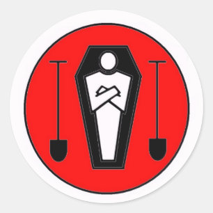 Grave Diggers Gewerkschaft 13 Runder Aufkleber