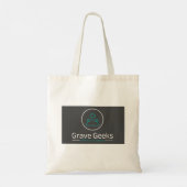 Grave Geeks Tasche Grau und Aquamarin (Rückseite)